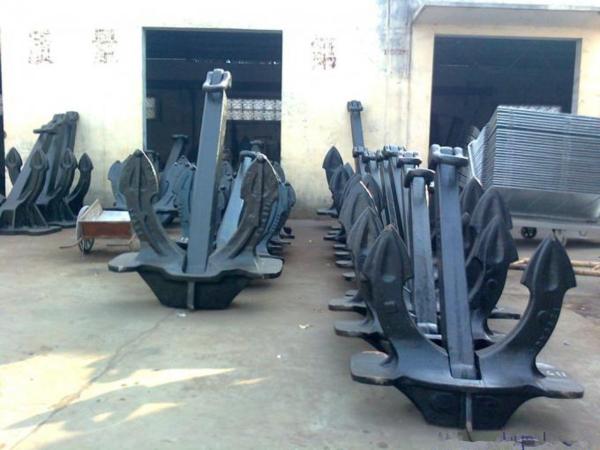 Malleable Steel Marine Mooring Equipment Hall Anchor Type A / B / C