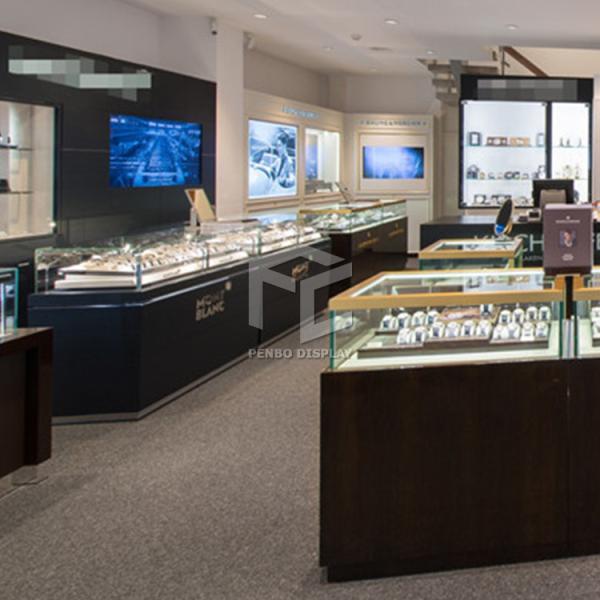 Vidro moderado 10mm de vidro da vitrina da bancada da loja do relógio do ODM