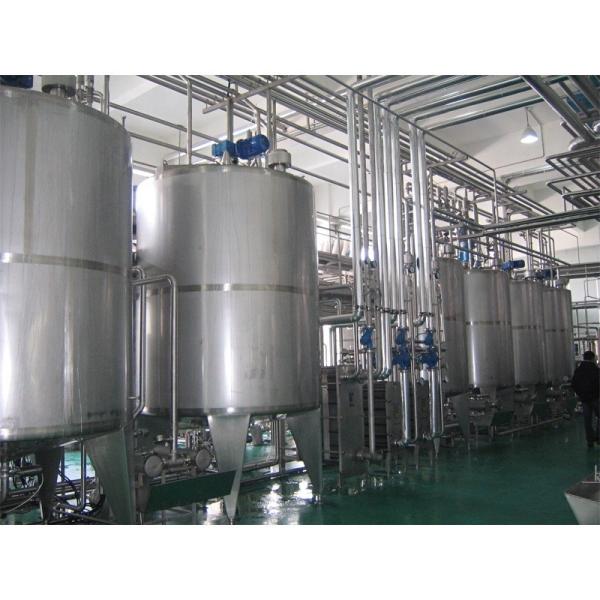 Full Automatic Complete UHT Milk Line 1000L/H Dairy Milk Processing Plant for Milk