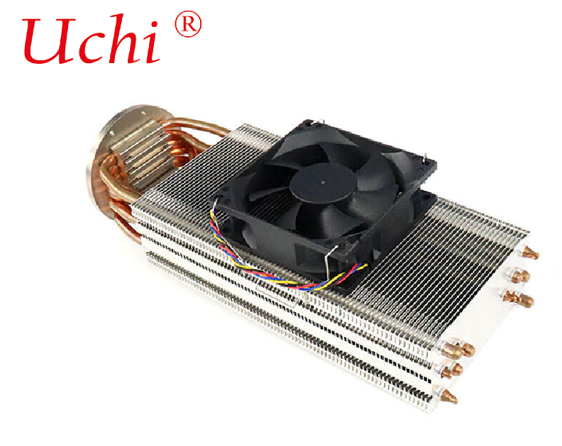 LED Heat Sink Water Cooled Cold Plate Cooling Module Active Forced Air Solution