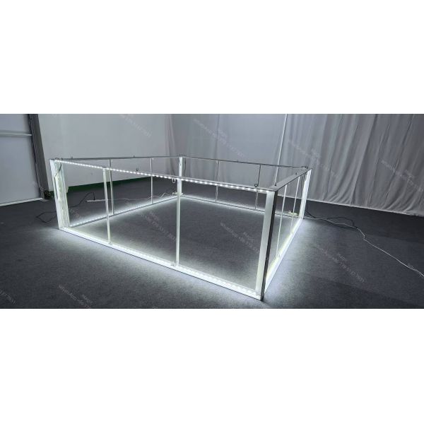 LED Backlit Hanging Light Box Display 10x10 Trade Show Hanging Signs