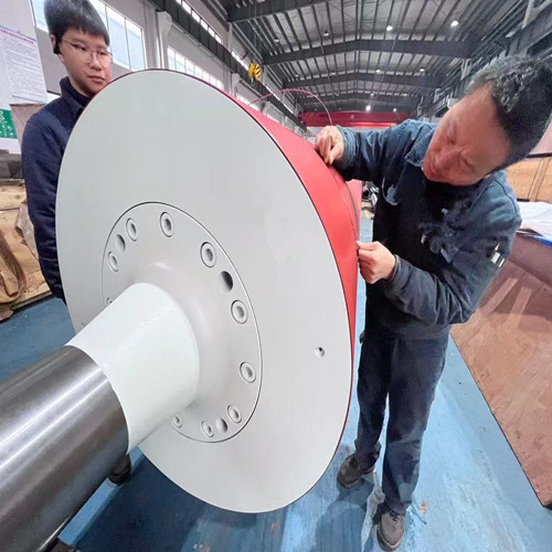 Q355B Discharge Corona Roller EPDM HNBR Surface Industrial Rollers