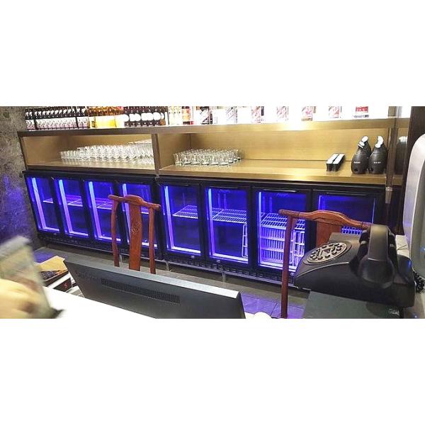Back Mount Type Commercial Bar Refrigerator 600*550*900mm Digital Control