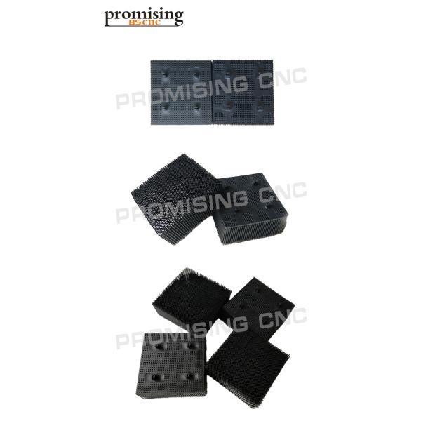 92910001 Black Poly bristle 4” X 4” round foot Bristle block For Geber GTXL or S91 Cutter Spare Parts