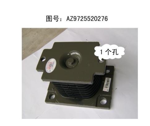 original sino howo dump truck parts rubber support AZ9725520276