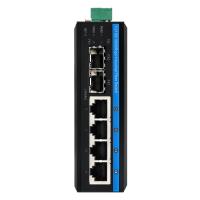 4 Ports POE Géré le commutateur réseau ERPS Ring 120W Budget Gigabit Basé sur DC48V Din Rail