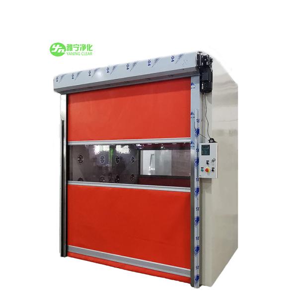 Комната CE/ISO/GMP HEPA Yaning чистая фильтрует ливень воздуха груза двери SUS304 шторки PVC