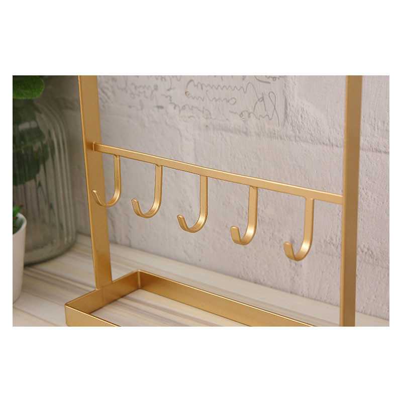 Customized Material Keychain Earrings Holder Stand Display for Jewelry Metal
