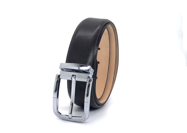 Coffee Color Mens Leather Dress Belt 1 3/8'' Size Adjustable Scratch Resistance