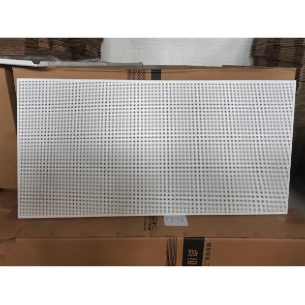 6/6/3mm Sala de MR de hospital Modulares paneles acústicos de metal perforado tablero de aluminio de techo