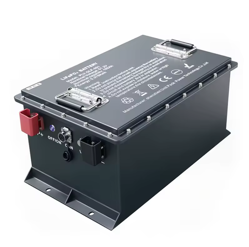 OEM ODM LiFePO4 MAX BMS 200A Golf Cart Battery Electric Lithium Ion Battery Packs High Capacity 51.2v 105ah