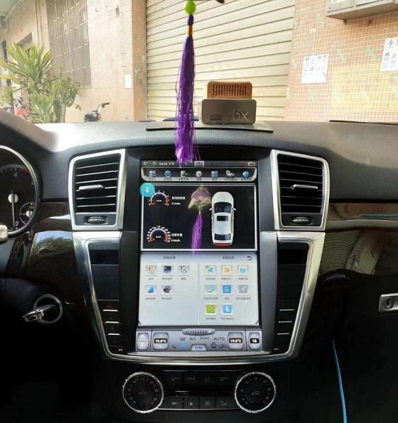 Ouchuangbo tesla style 12.1 Mercedes Benz ML GL 2012-2015 car audio gps radio android 7.1 OS 2GB+32GB