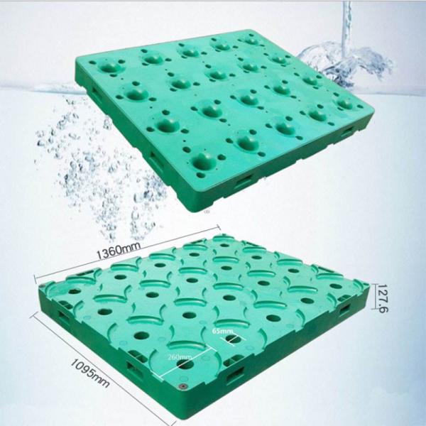 HDPE pálete azul 54x44 do polipropileno da pálete da garrafa de água de 5 galões”