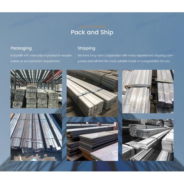 China Factory Mild steel Carbon Steel Flat Bar Black Surface Q195 Q235 Q275 Hot Mold Construction Application Steel Porofile