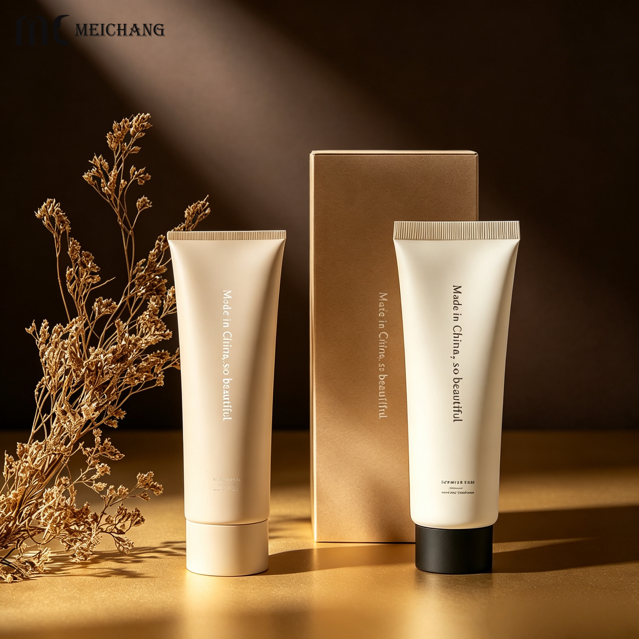 20ml 30ml 50ml 100ml 120ml 150ml Flat Oval PE Cosmetic Squeeze Tube for Hand Cream & Lotion(MC-711)