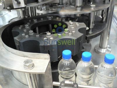 3 máquinas de enchimento XGFD da água de in-1 Monoblock 14-12-5 com enxaguadela de tampar de enchimento