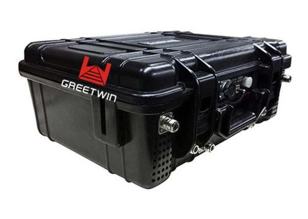 Anti Terror Units Manpack Jammers , Max 90w Radio Frequency Blocker High Power