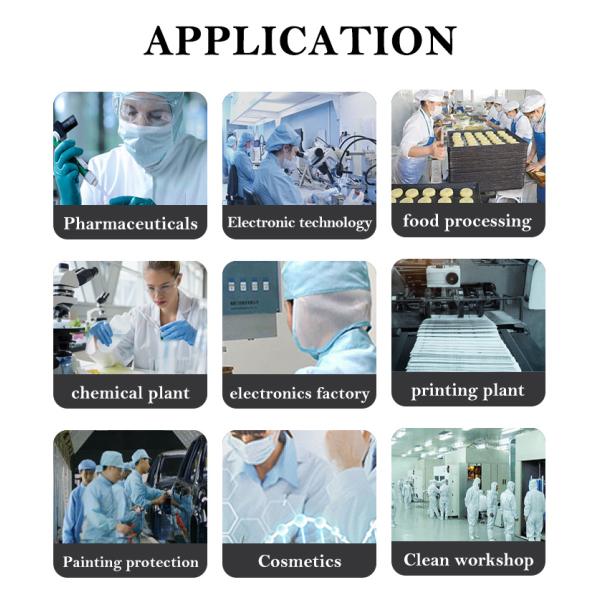 Breathable вспотейте поглощая нижнее белье противостатической чистой чистой комнаты одежды мастерской с капюшоном