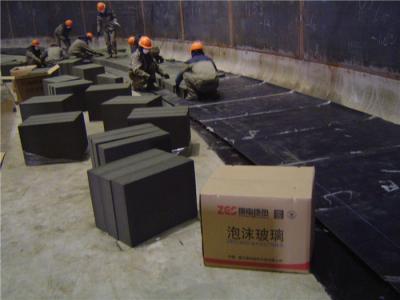 Fire Protection Cellular Glass Board Insulation , Foam Glass Thermal Insulation Board