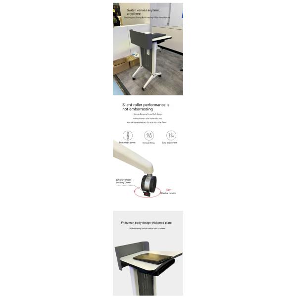 Eco-friendly Modern Design Mobile Classroom Lectern Stand for Church Speech Podium