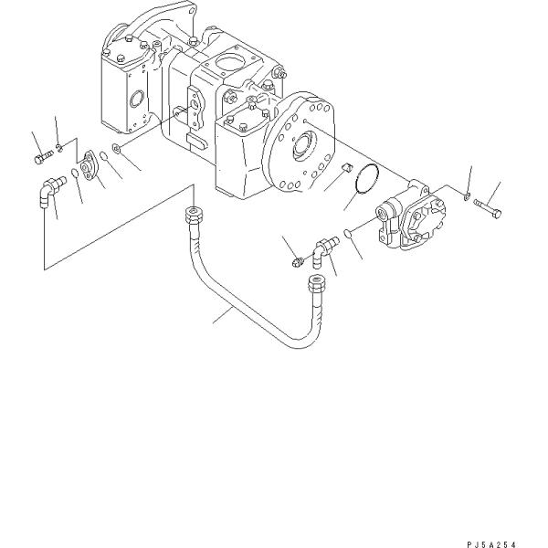 708-2L-00950 708-25-02044 708-2L-00951 708-2L-05420 Для Komatsu WA800-3 WA900-3 Гидравлический загрузочный насос