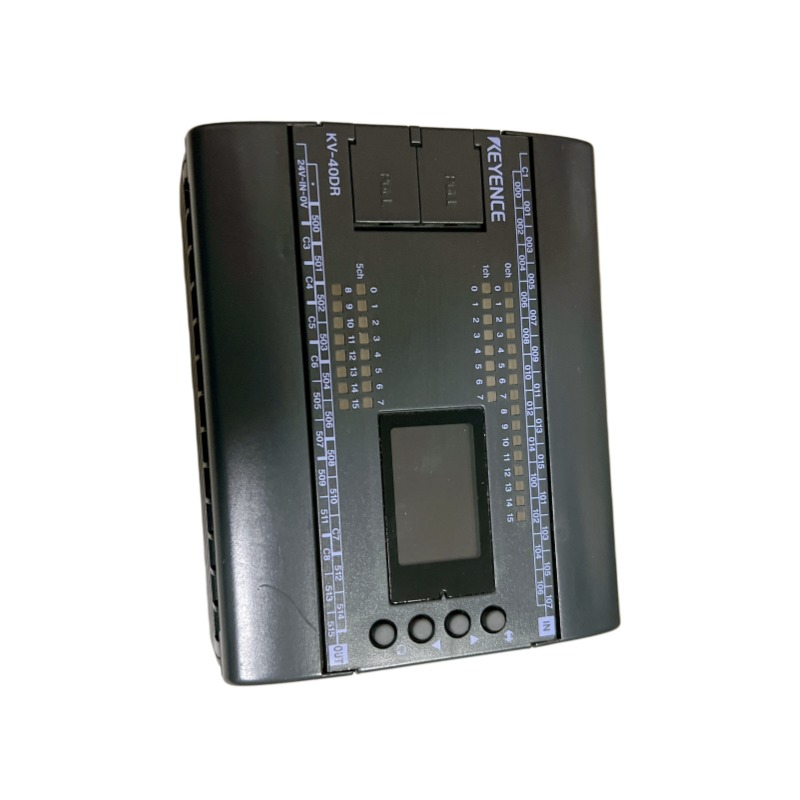 KEYENCE KV-40DR Programmable Logic Controller DC Power Relay Output Focus on Logical
