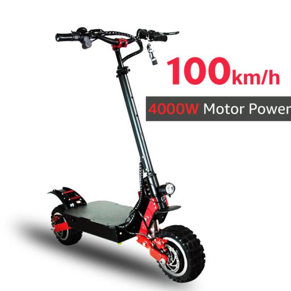 70V 4000W Powerful Electric Scooter , Off Road Kick Scooter 11 Inch Adult Use