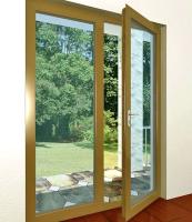 Système de porte d'aluminium glissant personnalisable avec des couleurs de concepteur de verre