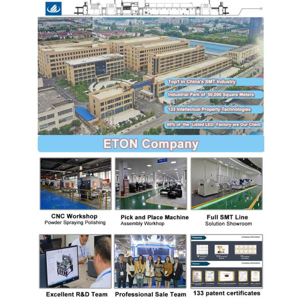 DOB Bulbs And Spot Light SMT Making Machine With 45000CPH And 12 Heads