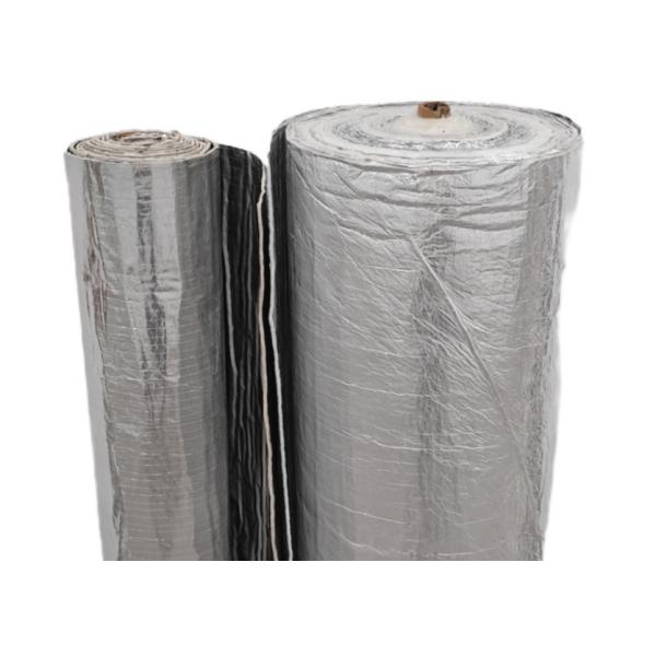 Fireproof Fiberglass Core 3mm 6mm Foil Facing Flexible Reflective Foil Insulation For Metal Building