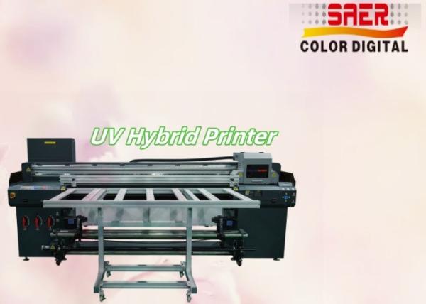 Automatic High Speed Flatbed and Roll to Roll All-in-one Inkjet Printer UV Hybrid Printing Machine