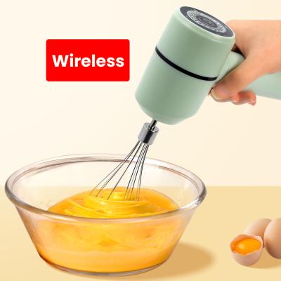 Cozinha Mini USB Port de Carregamento Mixer Elétrico de mão de três velocidades ajustável
