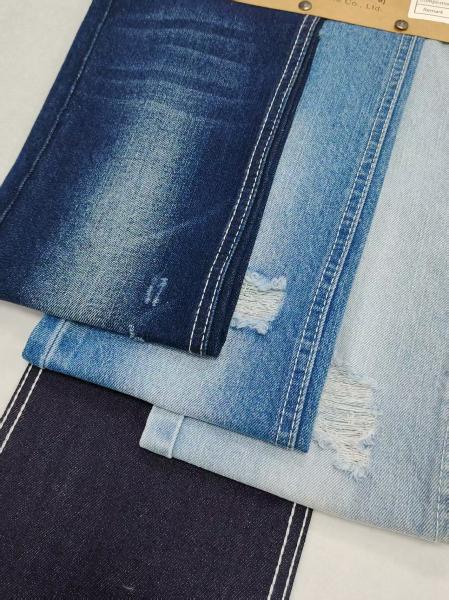 75%Cotton Non-Stretch TWILL Style Denim Fabric With 10+10*10Construction For Jeans
