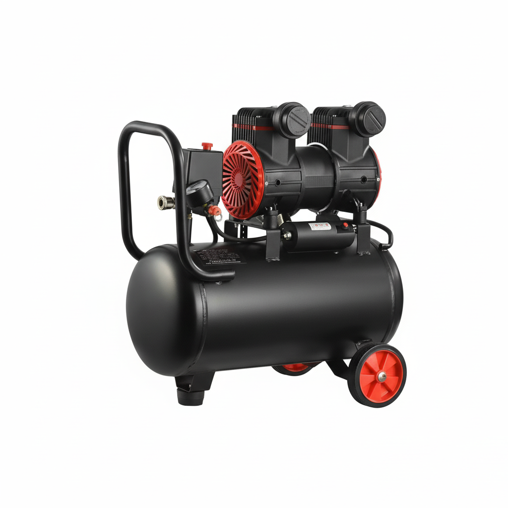 Silent Oil-Free Air Compressor Dental Medical Pump 1100W 0.8MPa 75L/Min 2800rpm Air Pressure Machine