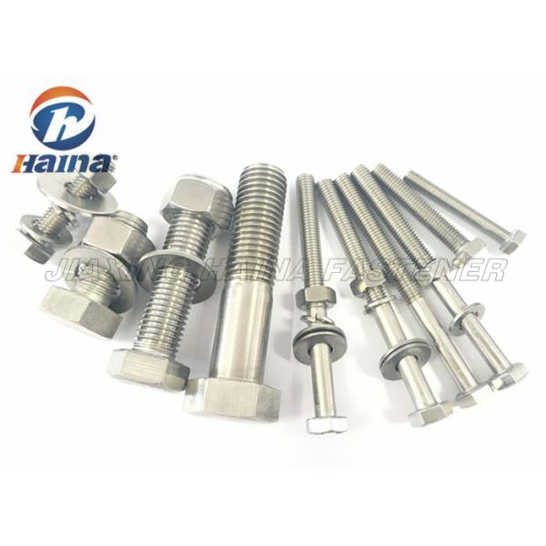 DIN931 304 / 316 Stainless Steel half threaded Hex Head Bolts