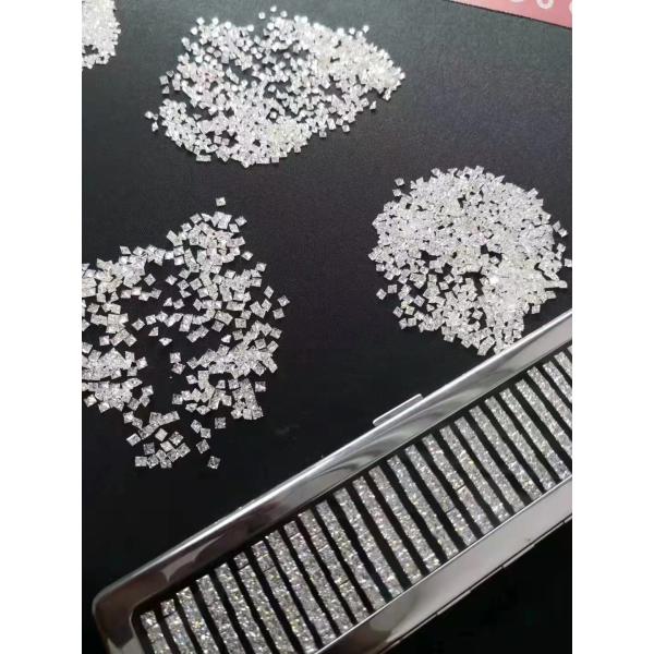 Малый размер Лабораторные алмазы Мелле 0.1ct Показатели Круглая форма 3 мм Размер DEF VS-VVS