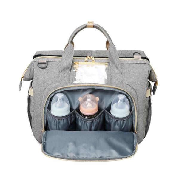 OEM Flap Nappy Large Capacity Backpack Diaper Bag 40*19*32CM
