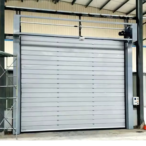 0.6-1.5m/S Spiral High Speed Door Aluminum Alloy For Machining Workshops