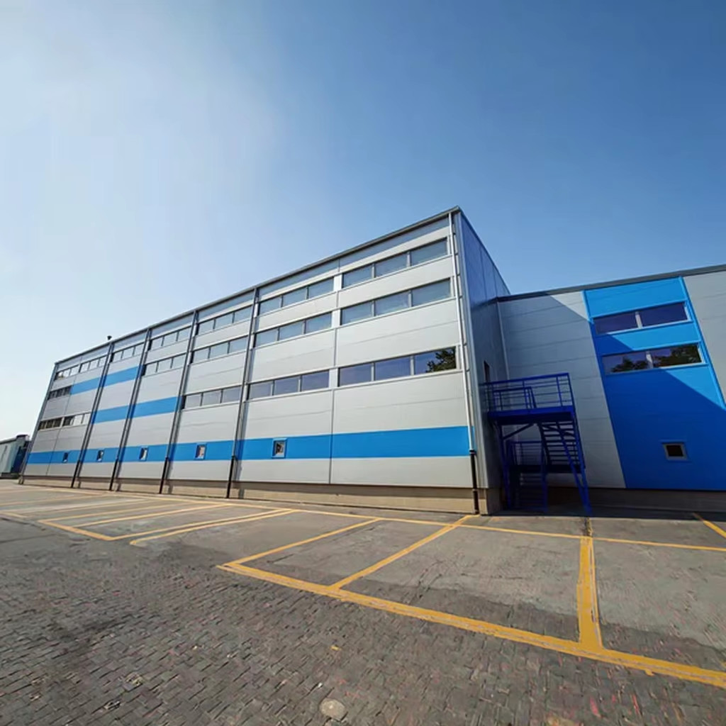 Modern Q355B Grade Prefab Steel Structure Building High Rigidity Steel Structure Factory