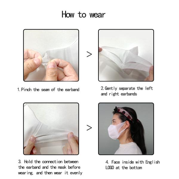 3D Design Disposable Mouth Mask Anti Pollution Soft Breathable Skin Friendly