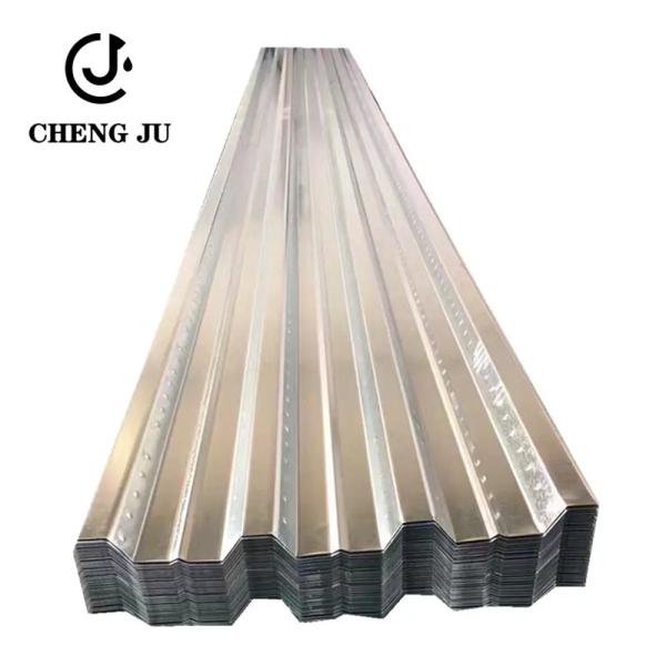 O zinco laminado da folha do Decking do assoalho revestiu folha galvanizada ondulada do metal