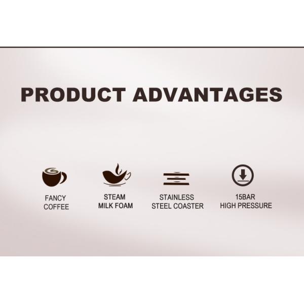 Laundry Area Copper Sensor Technology Automatic Espresso Coffee Maker for Home Office