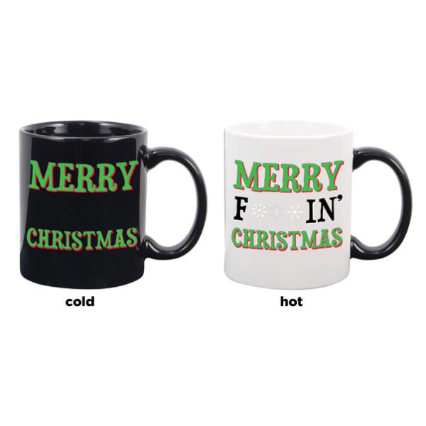 Eco Magic Hot And Cold Coffee Mug Changes With Heat , Custom