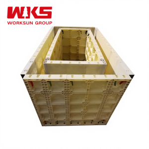 Quick Assembly Modular Plastic Formwork Custom Sizes Reusable Plastic Formworks
