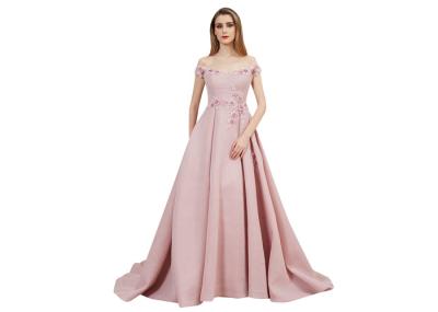 Customize Sweep Train Vintage Style Evening Gowns U - Neck With Patterns