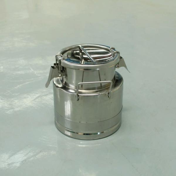 5 Liters Capacity Stainless Steel Milk Can SS201 For Milk Flour Oil Rice