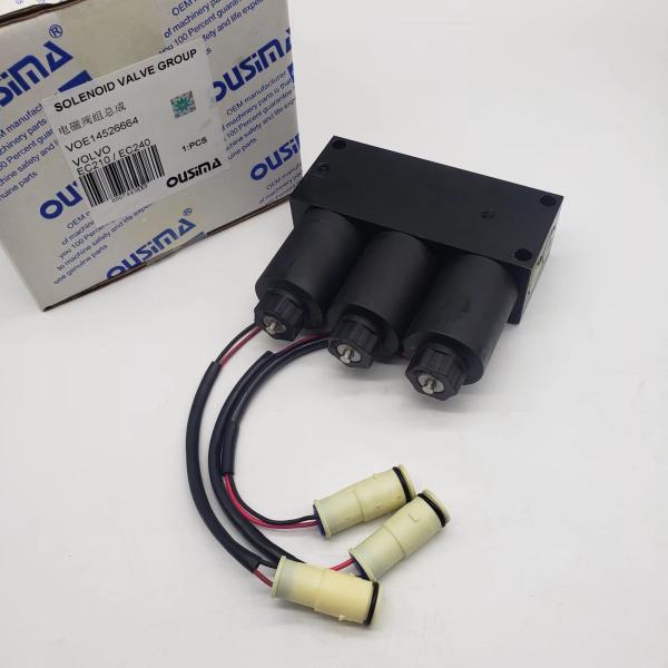 Клапан соленоида экскаватора Volvo EC210 EC240, модулирующая лампа соленоида VOE14526664