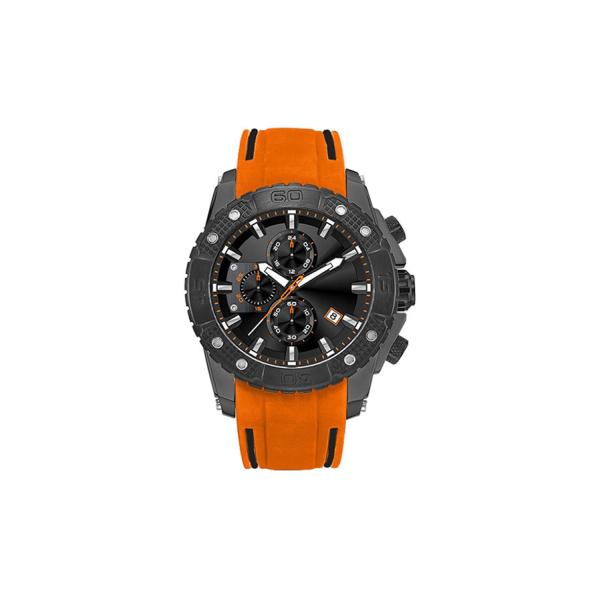 Silicone Strap Automatic Quartz Watch , Waterproof Male Analog Quartz Watch