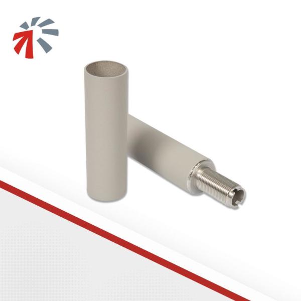 Monel Metal Stainless Steel Sintered Metal Powder Filter Element Customized Connector