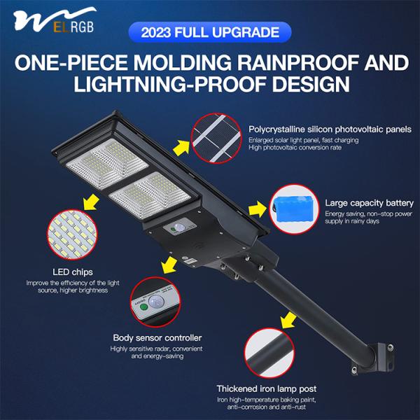 Outdoor Waterproof Dusk to Dawn Sun Band LED Floodlight with 300W Solar Energy